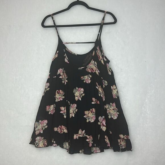 Floral mini dress size small spaghetti strap - Picture 6 of 10